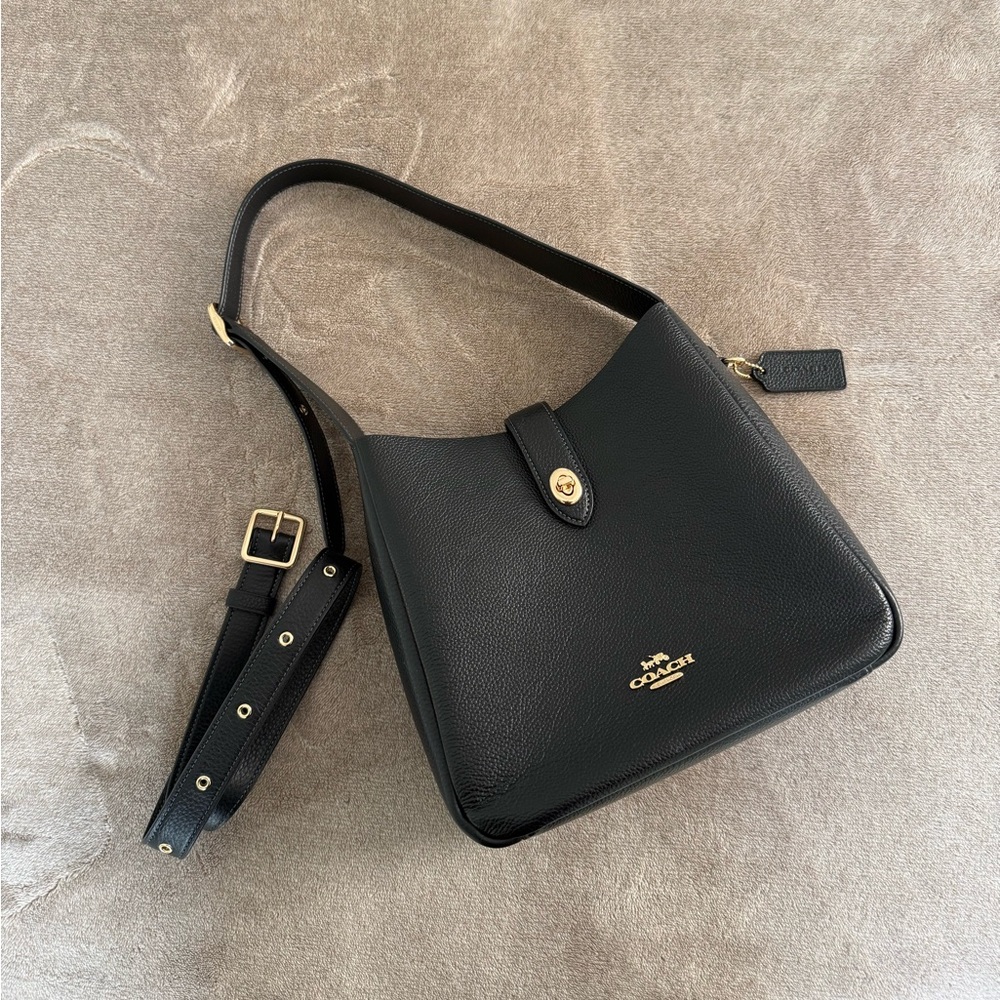 COACH Hadley Convertible Crossbody Bag w/ Gold Accent - Picture 2 of 12